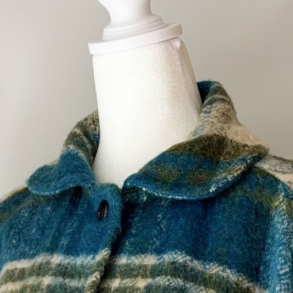 Vintage Wool Plaid Canadian Camper Coat - Picture 12 of 13